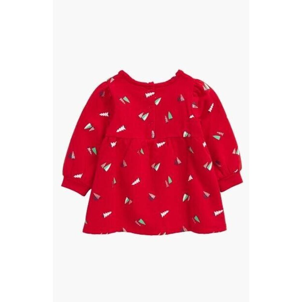 Tucker + Tate Baby Girl Print Peplum Dress in Red‎ Chinoise Sparkle Forest 3Mths